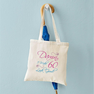 Sac fourre-tout en coton réutilisable de qualité supérieure avec impression de logo personnalisée pour la promotion de la marque d'entreprise - Product Image 1