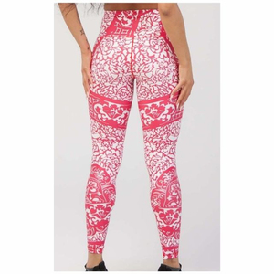 Leggings ajustados de alta calidad para mujer, pantalones apilados más populares con logotipo de fábrica elegante en la cintura - Product Image 2