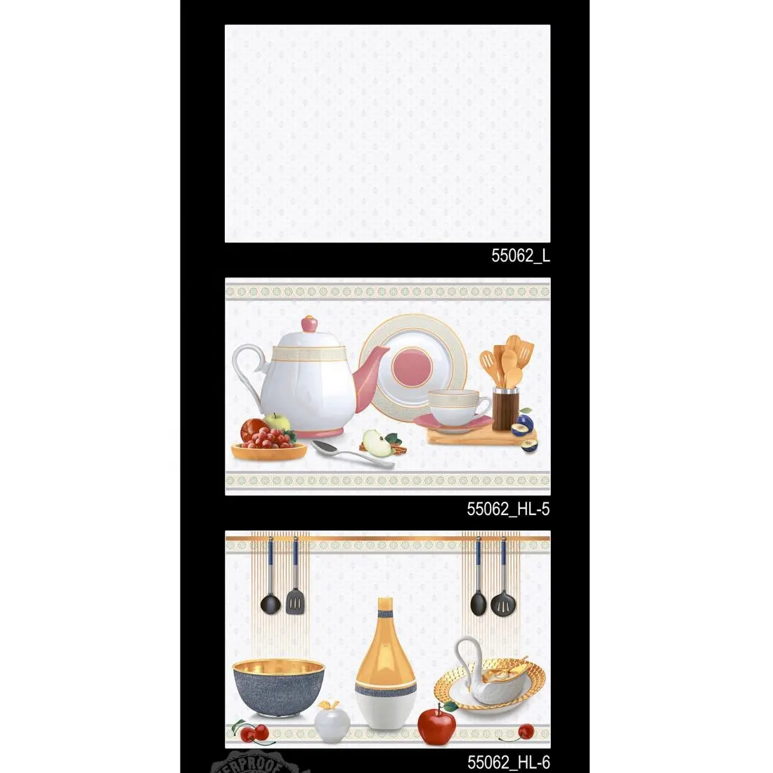 "Vistaar Brand Tea Pot Pictures: Glossy Ceramic Digital Glazed Wall Tiles for Kitchen Use Sizes: 30x45 12x18 12x24 30x60 300x450