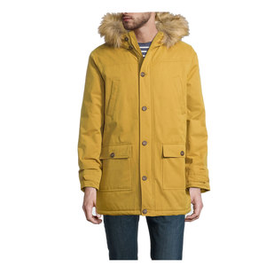 Chaqueta Parka Larga de Invierno para Hombre con Logotipo Personalizado, Impermeable, Cortavientos, Acolchada de Algodón, con Capucha Reversible de Piel, Opciones de Tallas Grandes - Product Image 1
