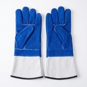 Gants en cuir de vachette renforcé pour enfants, résistants à l'abrasion, pour travaux lourds, équipement de sécurité, barbecue, soudeur - Product Image 3