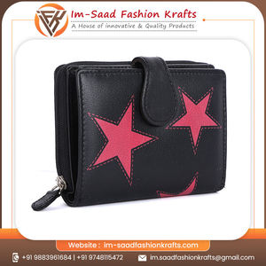 Portefeuille long en cuir noir avec fermeture éclair pour femme, pochette multi-cartes, organiseur de voyage, poche à monnaie, sac pour usage quotidien - Product Image 3