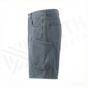 กางเกงยีนส์ขาสั้นผู้ชายฤดูร้อนกางเกงขาสั้นผ้าฝ้ายทรงสลิมฟิตยืดหยุ่นเสื้อผ้าชายขนาดบวกกางเกงยีนส์ลำลองแฟชั่นอินเทรนด์สตรีทแวร์ - Product Image 3