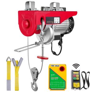 Argano Elettrico Wireless da 440 Libbre con Verricello 110V, Cavo da 40 Piedi, Altezza di Sollevamento 6m, Telecomando Incluso - Product Image 1