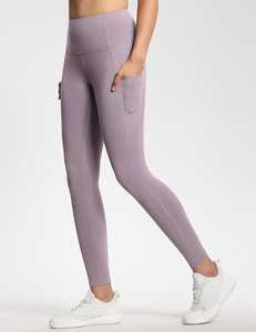 Leggings de compression taille haute personnalisés pour femmes avec impression par sublimation pour la gym, le fitness, le yoga, la course à pied et l'entraînement (vêtements de sport) - Product Image 3