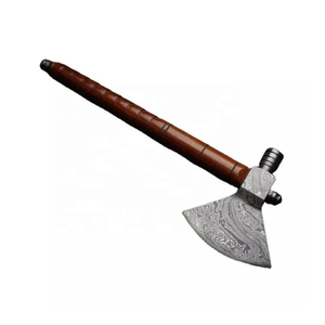 Hache forestière artisanale en acier Damas, manche en bois de frêne, outil professionnel pour couper le bois, vente en gros directe d'usine - Product Image 2
