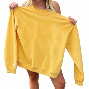 <b>Women</b> Oversized Zip Up <b>Hoodie</b> Fleece Full <b>Zipper</b> Relaxed Fit Casual Streetwear Jacket Private Label Wholesale - Product Image 1