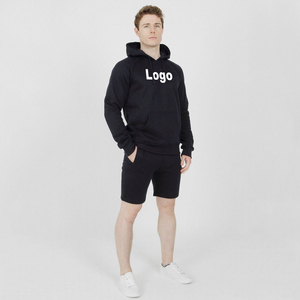 Ensemble 2 pièces léger et personnalisé en coton épais de haute qualité avec logo sur mesure 2026 – Coupe-vent zippé et short pour homme - Product Image 5