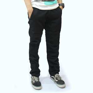 Pantalones Cargo de Cuero para Hombre, Estilo Urbano, ODM/OEM, Corte Bootcut, Cintura Media, Elásticos, Casuales, Ajustados, Deportivos - Product Image 4