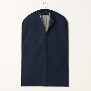 Sacs en mousseline pour robe de mariée, en gros, directement de l'usine, pliables, de luxe, personnalisés, imprimés, avec fermeture éclair, poignée en ruban - Product Image 5