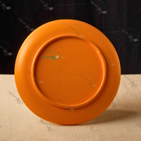 Assiette de service en bambou, ensemble de dîner léger, réutilisable, design écologique, construction robuste, qualité alimentaire pour usage quotidien et professionnel