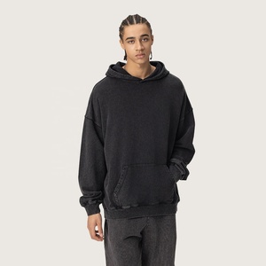 High Quality 420gsm 100% Cotton Dip-Dyed Ombre Gradient Loungewear Comfy Casual Oversized <b>Couple</b> <b>Matching</b> Pullover <b>Hoodie</b> Set - Product Image 2