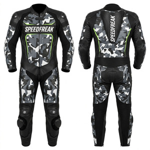 Combinaison de course moto Speedfreak à manches longues pour homme, respirante, toutes saisons, une pièce, équipement de protection - Product Image 3