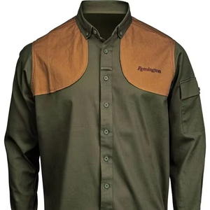 Camisa Casual de Poliéster de Manga Corta con Solapa, Color Sólido Único, Tendencia de Moda para Hombre, Nueva Colección Verano 2025 - Product Image 1