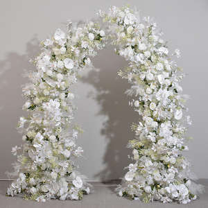 Arche de mariage, mur de fleurs, décorations de scène pour événements et fêtes, fournitures de décors de Noël - Product Image 1