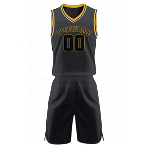 Nuevo diseño de uniforme de baloncesto personalizado en color, conjunto 100% poliéster, ropa deportiva estampada, uniforme de baloncesto - Product Image 2