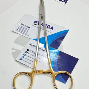 Porte-aiguille Bozemann TC en gros, manche doré de qualité supérieure, instrument de suture chirurgical en acier inoxydable - Product Image 6