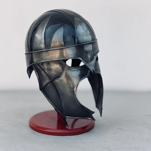 Fantasy Viking Helmet Handcrafted Norse Style Metal Warrior Headgear Halloween Roleplay <b>Medieval</b> <b>Costume</b> Decor Gift - Product Image 1