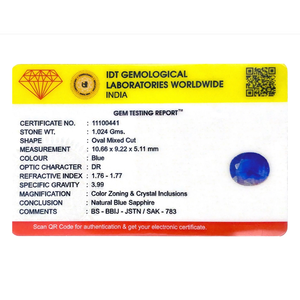 5.12 Carat Royal Blue Sapphire Loose Gemstone for Fine Jewelry - Product Image 4