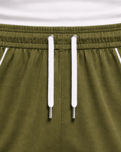 Mens Olive Green White Sports <b>T</b> <b>Shirt</b> & Shorts Set Breathable Quick Dry Gym Wear Athletic Running Training Activewear Outfit Set - Product Image 6
