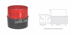 Feux stroboscopiques LED en plastique Iota International FLR158 - Product Image 3