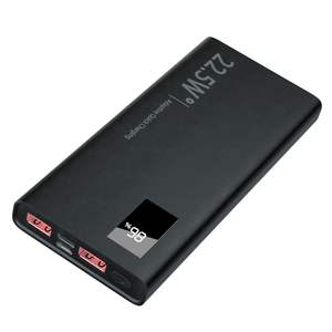 Portable <b>10000mAh</b> Power Bank 22.5W Super Fast Charging PD QC 3.0 LED Display Compatible iPhone Perfect External Battery Pack - Product Image 1