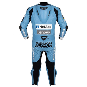 Traje de Carreras de Motocicleta Danilo Petrucci MotoCP, Traje de Carreras de Motocicleta de una Pieza Rucati, Armadura Profesional de Nivel 2 CE, Traje/Traje de Salto - Product Image 2