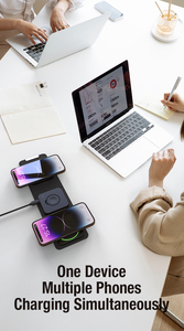 3 in 1 Multi-function 8W Output <b>Travel</b> <b>Adapter</b> with Phone Watch Earphone Functions and Holder - Product Image 3