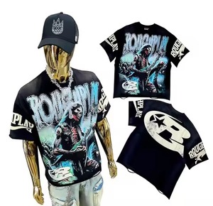 Camiseta Deportiva para Hombre, de Secado Rápido, Poliéster/Algodón, con Serigrafía, Tejido Formal, Personalizada, para Gimnasio, Entrenamiento y Fitness, Superventas - Product Image 4