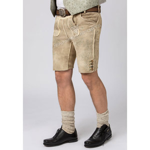Pantalones Cortos de Cuero Estilo Bávaro para Oktoberfest, Talla Grande, de Piel de Vaca y Gamuza, Casuales, para Hombre, Estilo Austriaco y Alemán - Product Image 5