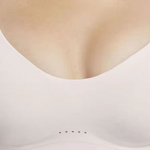 Sujetador Deportivo de Yoga para Mujer, Soporte Medio, Sin Costuras, Elástico, Transpirable, de Secado Rápido, Ecológico, Tallas Grandes, con Logotipo Frontal - Product Image 4