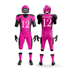 Dernière collection, uniforme de football américain de haute qualité, sur mesure, ODM, respirant, en polyester, manches courtes, unisexe, étiquette privée - Product Image 1