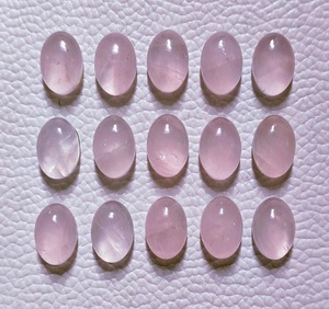Cuarzo Rosa Natural, Cabujón Redondo, Cúpula Lisa, Parte Posterior Plana, Piedra Preciosa Suelta, Tamaños Calibrados de 5-30 mm, para Fabricación de Joyas - Product Image 1