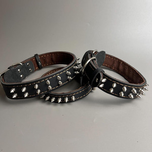 Durable Leather <b>Braided</b> Dogs pet Collars crafted from premium leather for comfort and control in wholesale price - Product Image 2