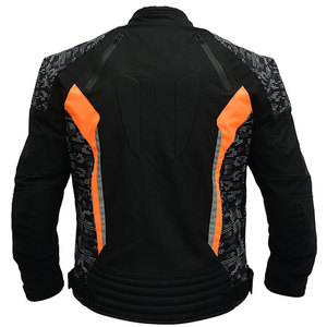 Chaqueta de Cordura Textil Impermeable con Protección Certificada CE, Equipo de Motociclismo de Alta Visibilidad, Chaqueta de Cordura Reflectante de Alta Resistencia - Product Image 2