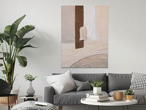 Arte moderna personalizzata del muro latte fatto a mano originale pittura a olio astratta su tela per il soggiorno decorazione per la casa Artwork Hotel - Product Image 4