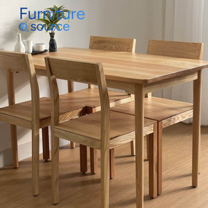 Modern Extendable Eco-Friendly MDF <b>Dining</b> <b>Set</b> with <b>6</b> <b>Chairs</b>-Durable Vietnam Exporter High-End Furniture - Product Image 2