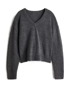 Pull en tricot personnalisable pour femme, col en V, de haute qualité, respirant, décontracté, pour l'hiver - Product Image 6