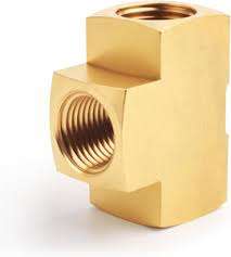 Conector de Latón en Forma de T para Tuberías - Product Image 2