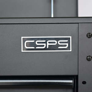 Chariot utilitaire à roulettes en acier thermolaqué CSPS 84 cm, 04 tiroirs, glissières à roulements, capacité 320 kg, verrouillage à clé, durable, OEM - Product Image 6