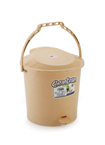 ถังขยะพลาสติกแบบมีตะกร้าด้านใน ถังขยะแบบเหยียบข้างเตียง - Product Image 4