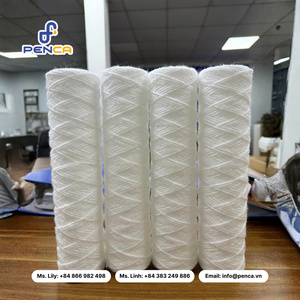 Vente en gros de cartouche filtrante à eau en fil de PP 10 pouces 20 pouces cartouche filtrante en PP soufflé par fusion cartouche filtrante en PP pour sédiments - Product Image 3