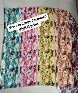 Crepe Jacquard Fabric GSM 75 Width 44 Make A Fancy Dress Suit OR Saree etc. - Product Image 3
