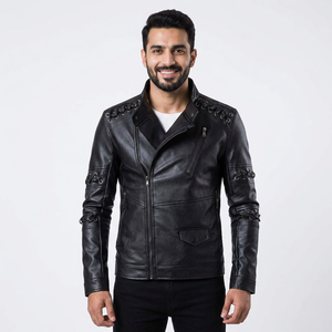 Custom Made <b>Men's</b> Winter Jacket with Stand Collar Logo on Front Coats in Own Design for Outdoor Use Fashionable jacket for <b>men</b> - Product Image 1