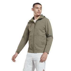 Sudadera con capucha ligera de alto rendimiento para hombre, corte ajustado, con cremallera completa, para gimnasio, informal, con bolsillos, venta al por mayor personalizada - Product Image 3