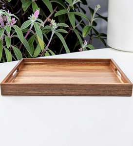 Plateau de service pour le petit-déjeuner en bois artisanal Unicorn Handicrafts, durable, facile à nettoyer, pour la restauration, les restaurants, la maison et la cuisine - Product Image 3