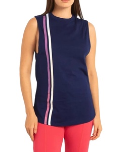 2025 Nueva camiseta sin mangas Chaleco de gimnasio para mujer oferta de verano Yoga deporte Sexy camisetas sin mangas de cuello redondo sin mangas de secado rápido cómodo - Product Image 1