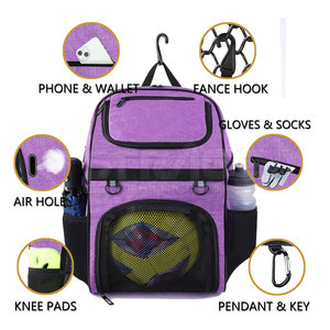 Bolsa de Fútbol de Nailon de Lujo al por Mayor, Diseño Personalizado, Reutilizable, Ecológica, Gran Capacidad de Almacenamiento, Costuras Reforzadas, Poliéster Suave - Product Image 4