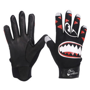 Guantes de Bateo de Cuero Cabreta con Diseño de Logotipo Personalizado Profesional, Guantes Transpirables para Sóftbol y Béisbol - Product Image 4
