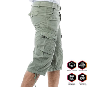 Short d'Été Décontracté Oversize 100% Coton pour Homme - Product Image 3